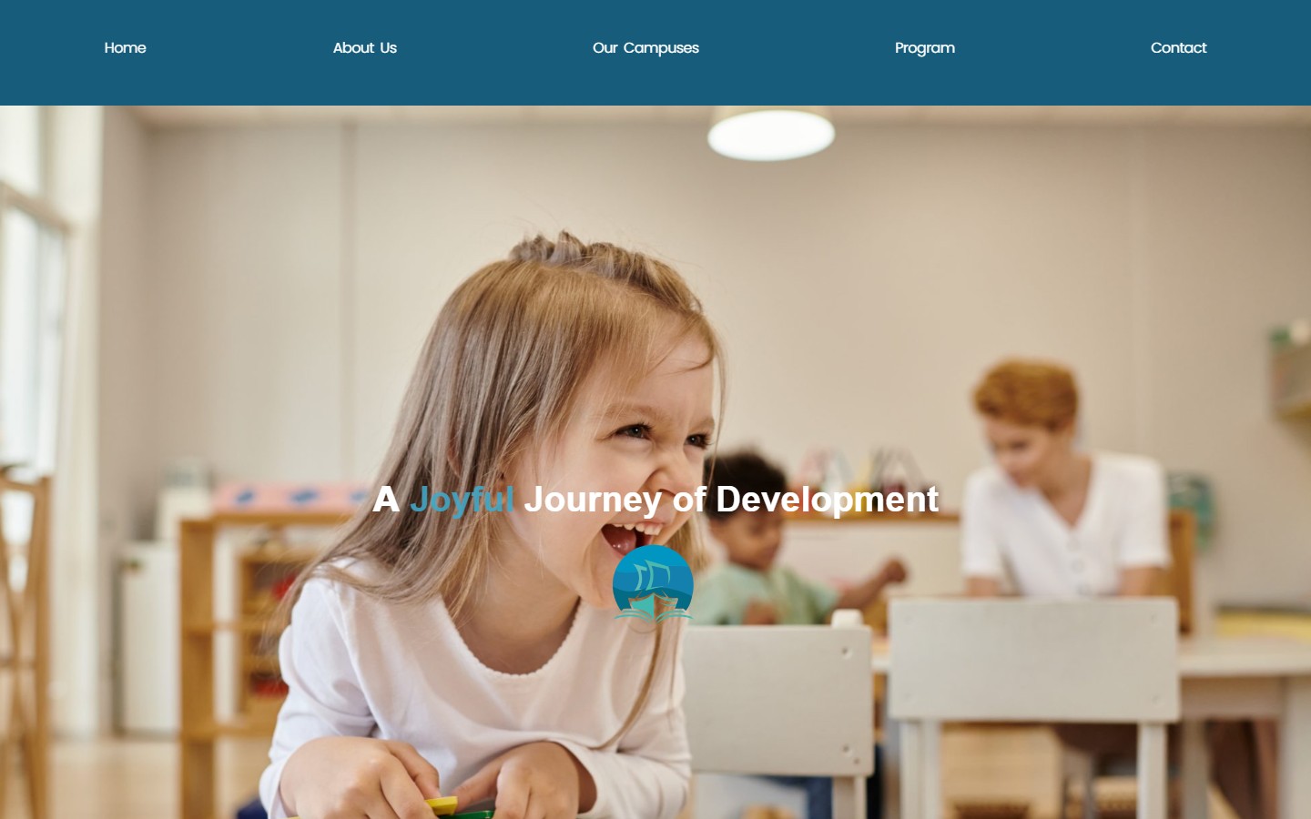 Odyssey Montessori — before redesign
